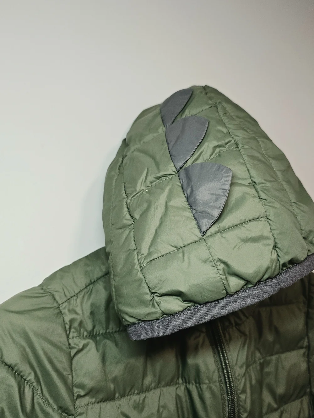Gap Kids Olive Green Hooded Primaloft green dinosaur Puffer Jacket 5.